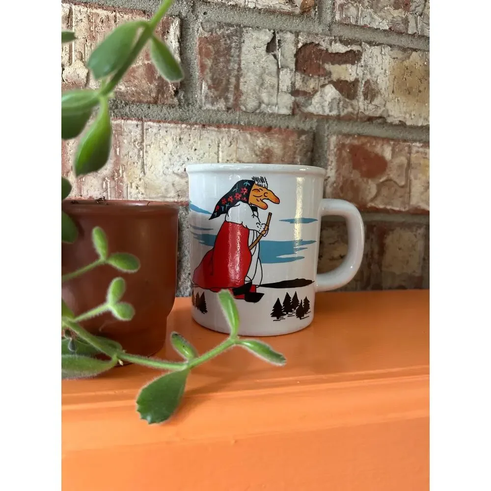 Vintage “Kitchen Witch” Ceramic Mug